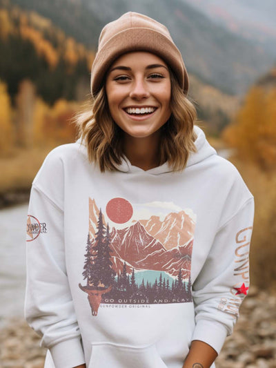 Gunpowder Original Go Outside and Play Mountain Hoodie