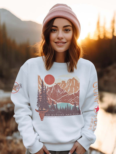 Gunpowder Original Go Outside and Play Mountain Sweatshirt